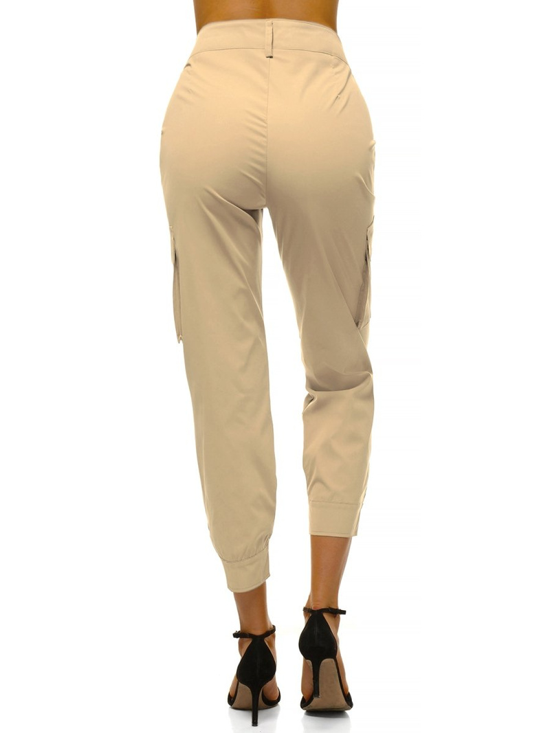 Ženske jogger hlače Bež OZONEE O/HM002