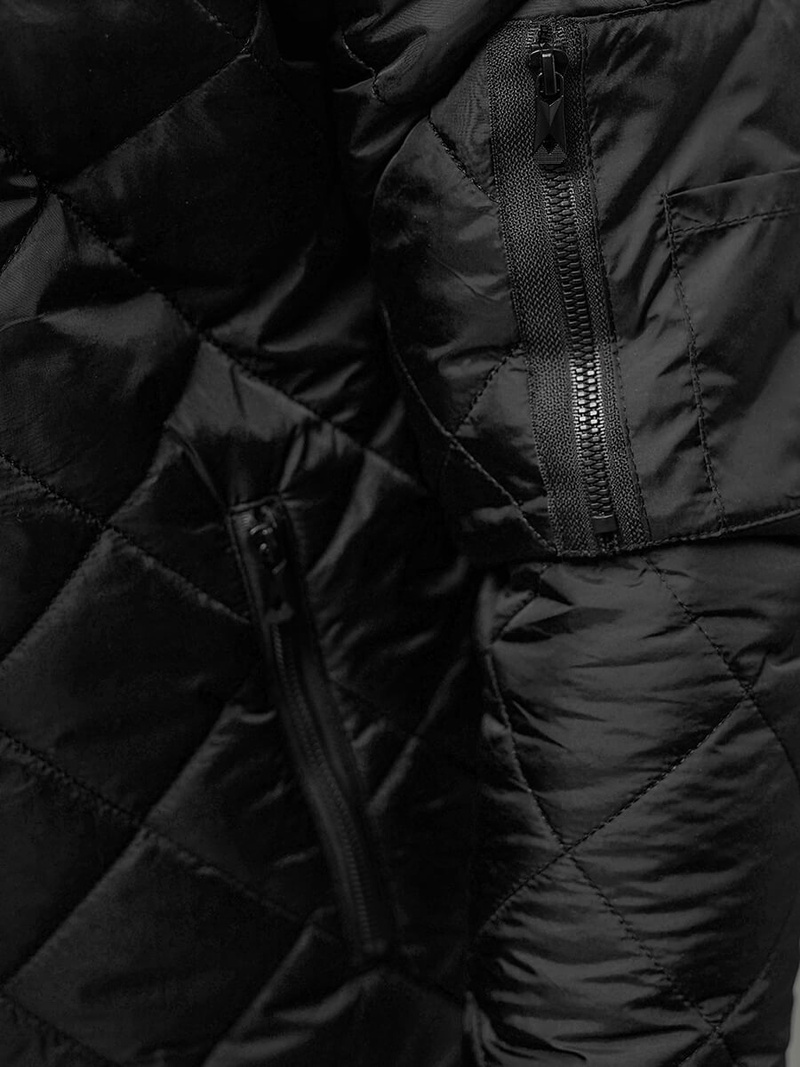 Muška jakna crna OZONEE JS/8M986/392