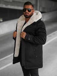 Muška parka jakna crna OZONEE JS/22M319/392Z