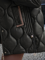 Ženska jakna crna OZONEE O/5M3226/392Z