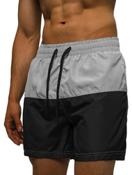 Muške kupaće kratke hlače sivo-crna OZONEE JS/HM065
