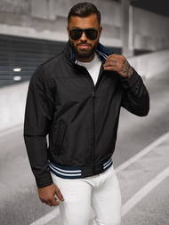 Muška proljetna jakna crna OZONEE JS/5M3101/392Z