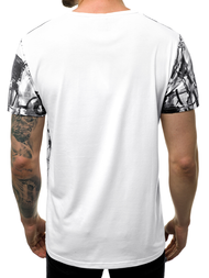 Muška majica Bijela OZONEE JS/KS1987