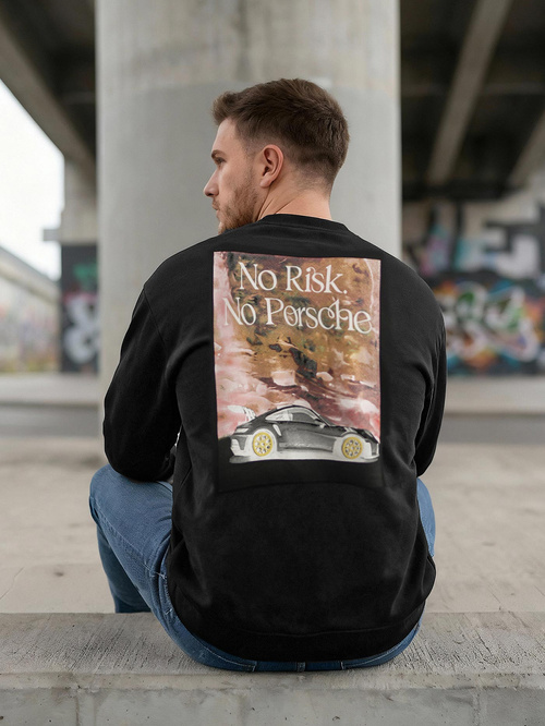 Muška dukserica crna OZONEE JS/65B3918/3Z