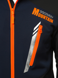 Muška softshell jakna Crno-modra OZONEE JS/HH022/1A