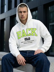 Muška dukserica s kapuljačom bijela OZONEE O/TT30513Z