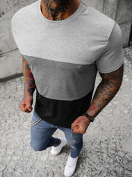 Muška Majica Sivi OZONEE JS/8T87/3Z