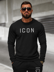 Muška Dukserica Crna OZONEE O/D7394