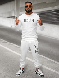 Muške sportske hlače bijele OZONEE O/D9125Z