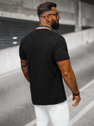 Muška polo majica crna OZONEE O/DA719