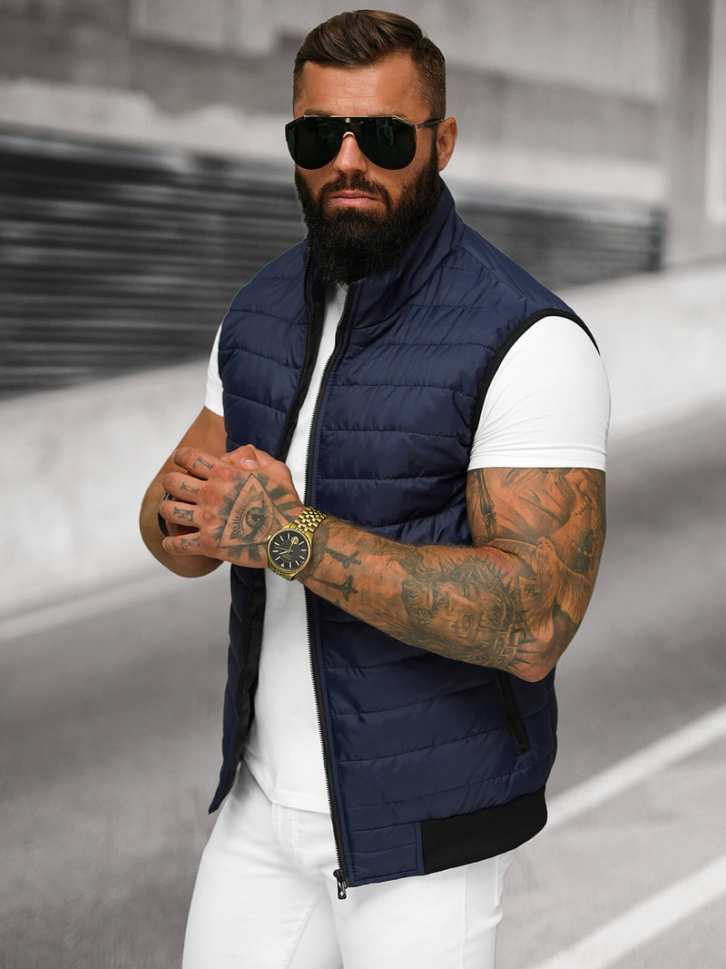 Muški Prsluk Modri OZONEE JS/MY77Z