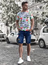 Muška majica raznobojna OZONEE O/BL60Z