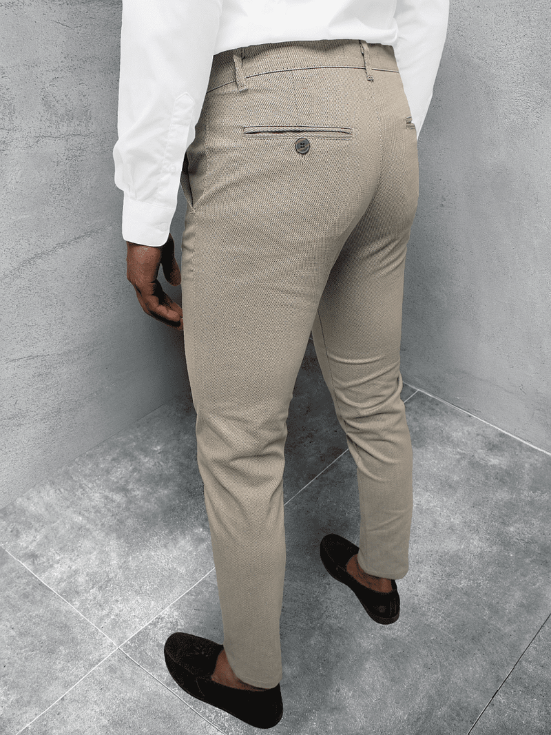 Muške hlače Bež OZONEE DJ/55600S