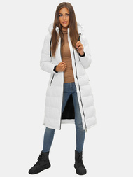 Ženska Jakna Bijela OZONEE JS/M736/281Z