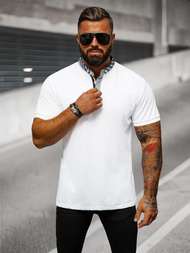 Muška polo majica bijela OZONEE O/DA803