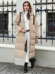 Ženska Jakna Bež OZONEE JS/5M3163/62Z