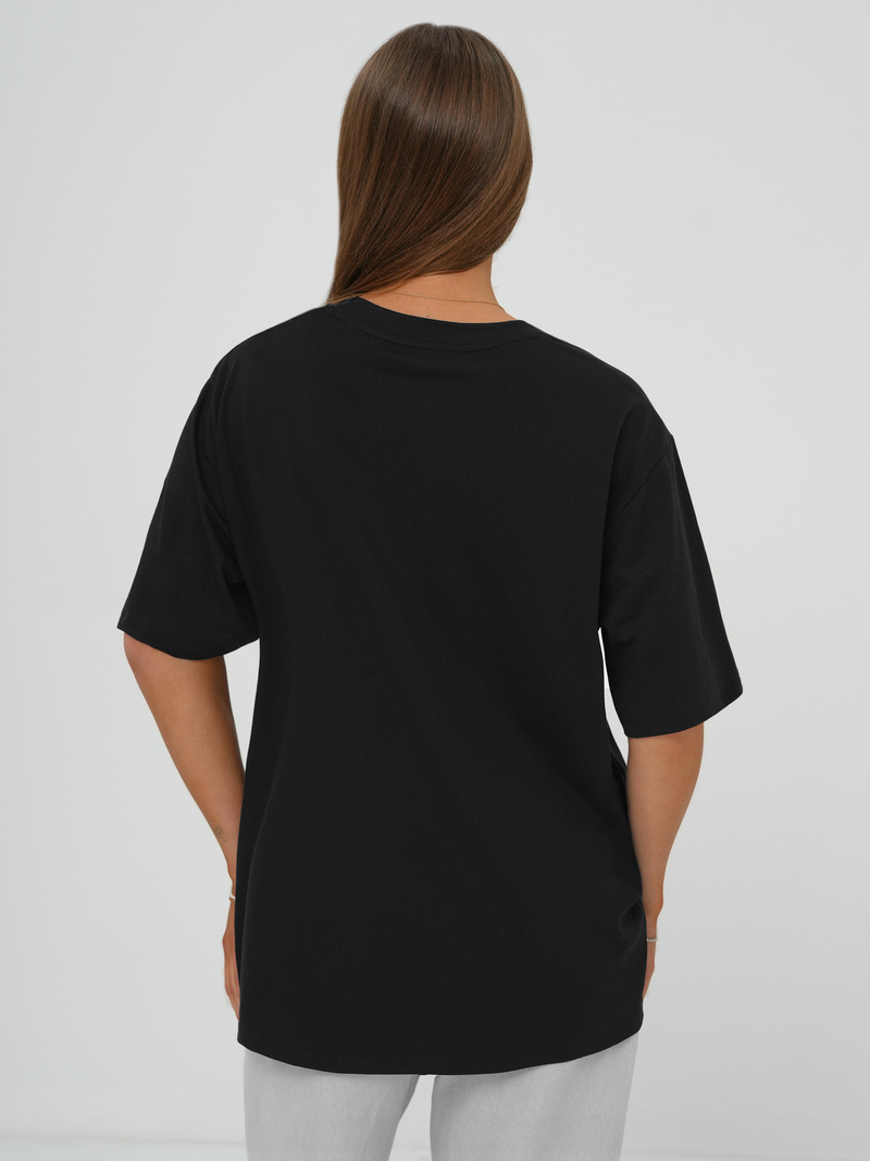 Ženska majica crna OZONEE DJ77423