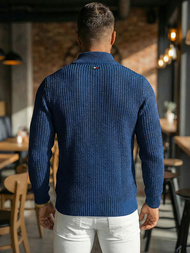 Muški Džemper Modri OZONEE NB/MM6020/6Z