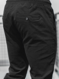 Muške chino jogger hlače crne OZONEE JB/JP1145/18