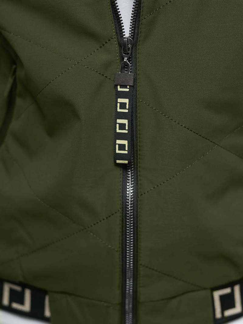 Ženska Jakna Tamno-Zelena OZONEE JS/5M3161/136