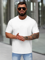 Muška Majica Bijeli OZONEE JS/67T1298/1