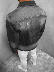 Muška traper jakna siva OZONEE NB/MJ511G