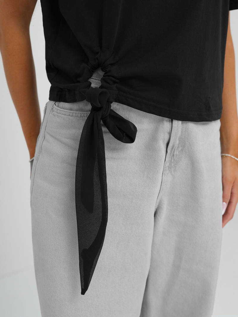 Ženska majica crna OZONEE JS/RJ77247