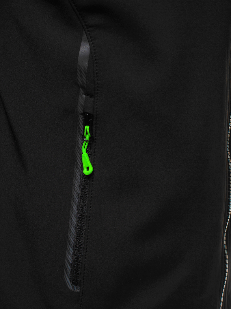 Muška softshell jakna crno-zelena OZONEE GE/12269