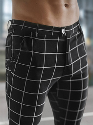 Muške Chino Hlače Crne OZONEE O/P4009Z