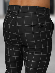 Muške Chino Hlače Crne OZONEE DJ/5505Z