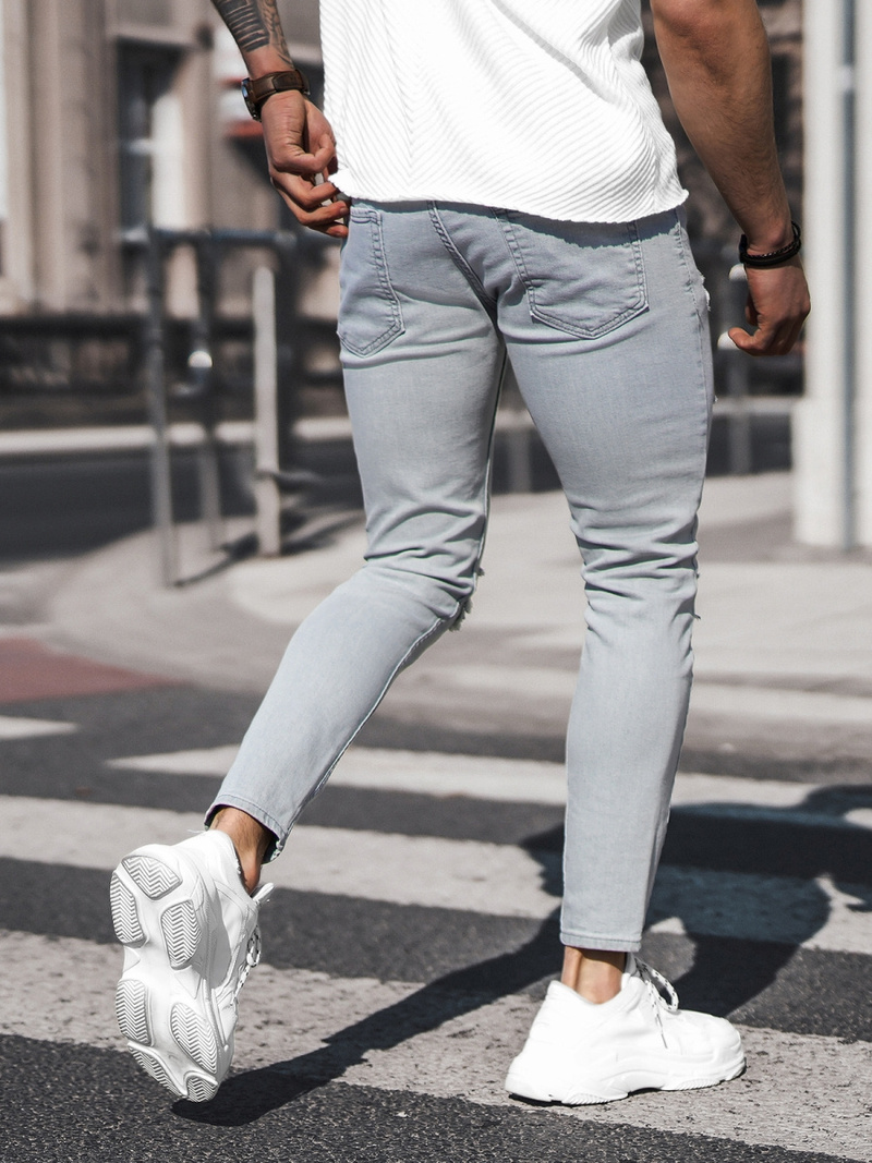 Muške Traperice Sive OZONEE DO/2463