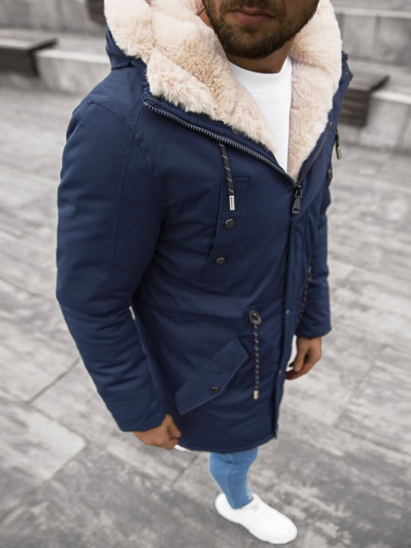Muška parka jakna Modra OZONEE JS/22M117/2