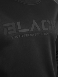 Muška dukserica crna OZONEE JS/8B1992/3