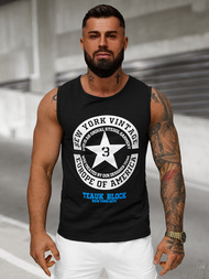 Muška majica bez rukava crna OZONEE JS/8B1721/3Z