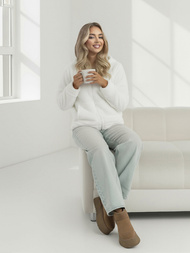 Ženska dukserica bijela OZONEE JS/HH007/1