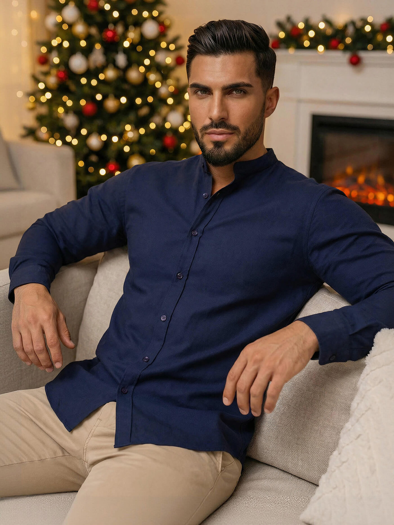 Muška košulja modri OZONEE O/V69Z