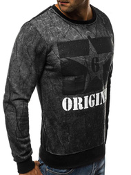 Muška dukserica grafitna OZONEE JS/DD257