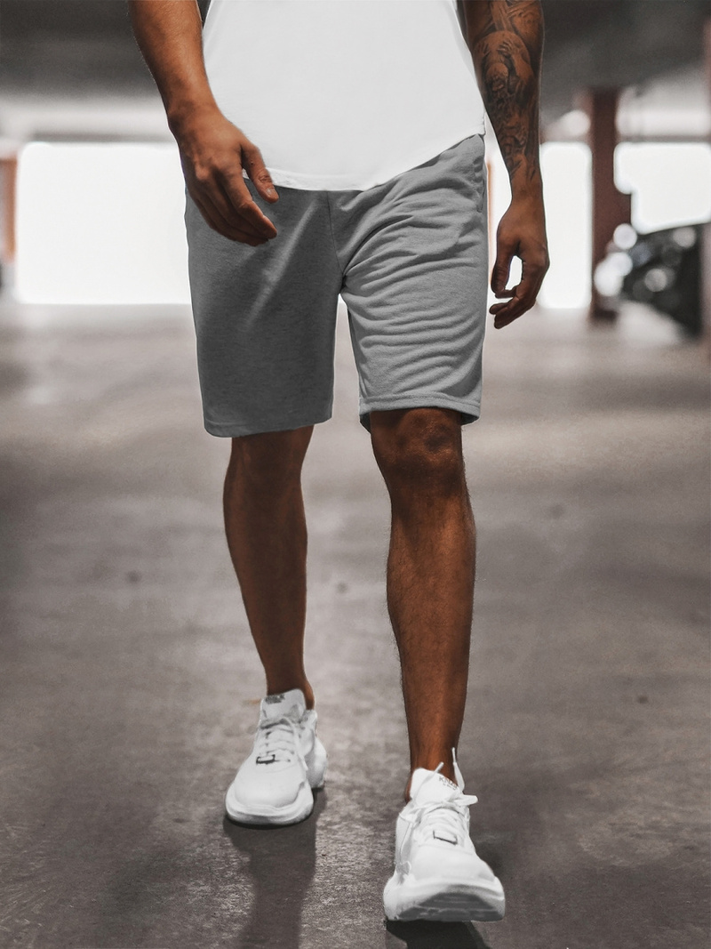 Muške Sportske Kratke Hlače Sivi OZONEE JS/8K100/2Z