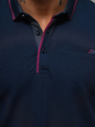 Muška polo majica modra OZONEE O/DA758