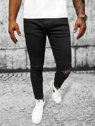 Muške Traperice Crne OZONEE E/5391/02