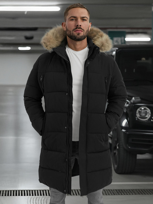 Muška parka jakna crna OZONEE JS/25M9803/392