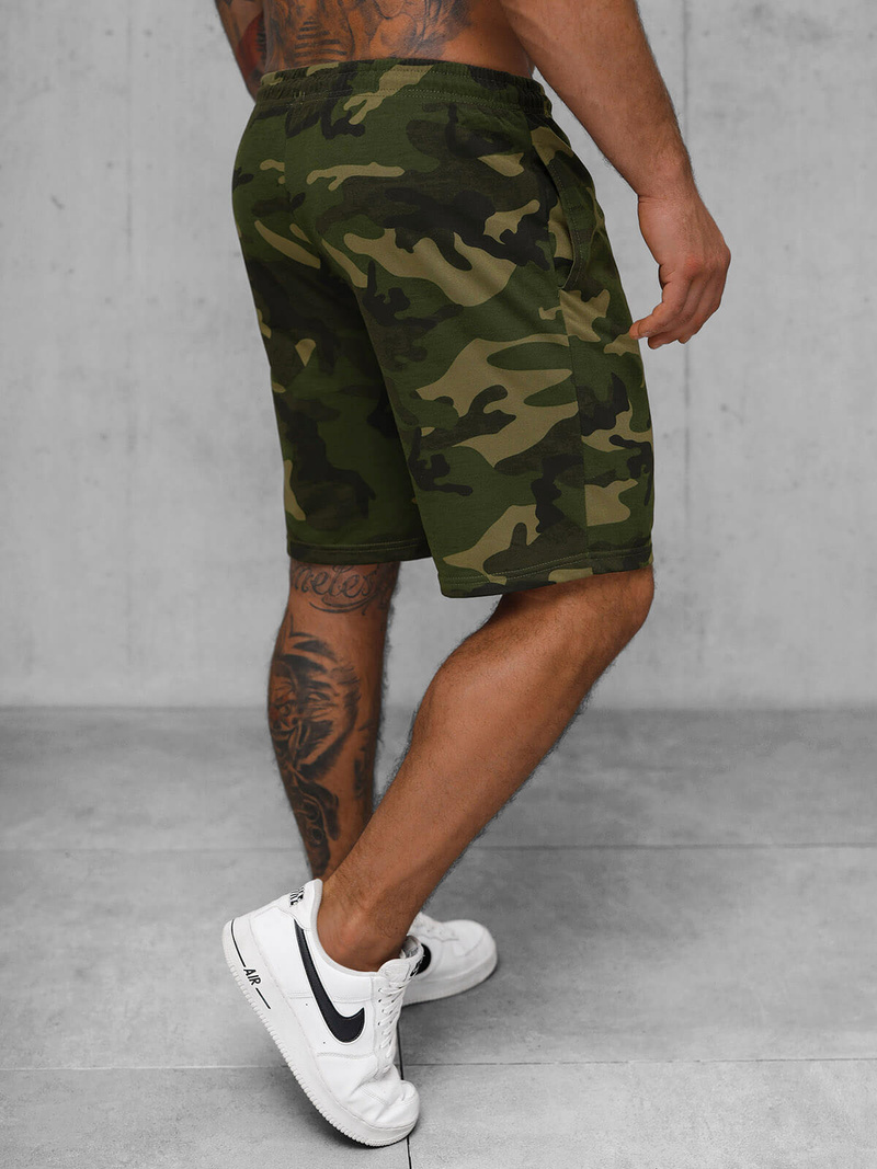 Muške sportske kratke hlače zelene OZONEE JS/8K283/29