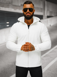 Muška softshell jakna bijela OZONEE JS/HH017/45Z