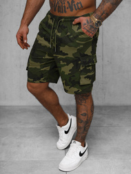 Muške sportske kratke hlače zelene OZONEE JS/8K282/29