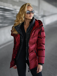 Ženska jakna bordo OZONEE JS/5M3316/1