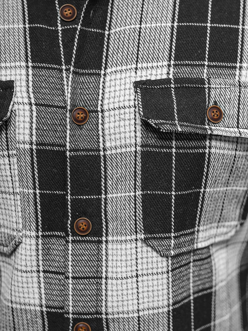 Muška košulja crni OZONEE NB/MC727N