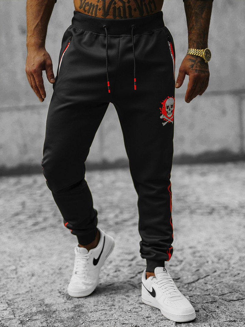 Muške sportske hlače Crne OZONEE JS/K10237Z