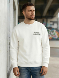 Muška Dukserica Bijela OZONEE JS/65B3918/1Z