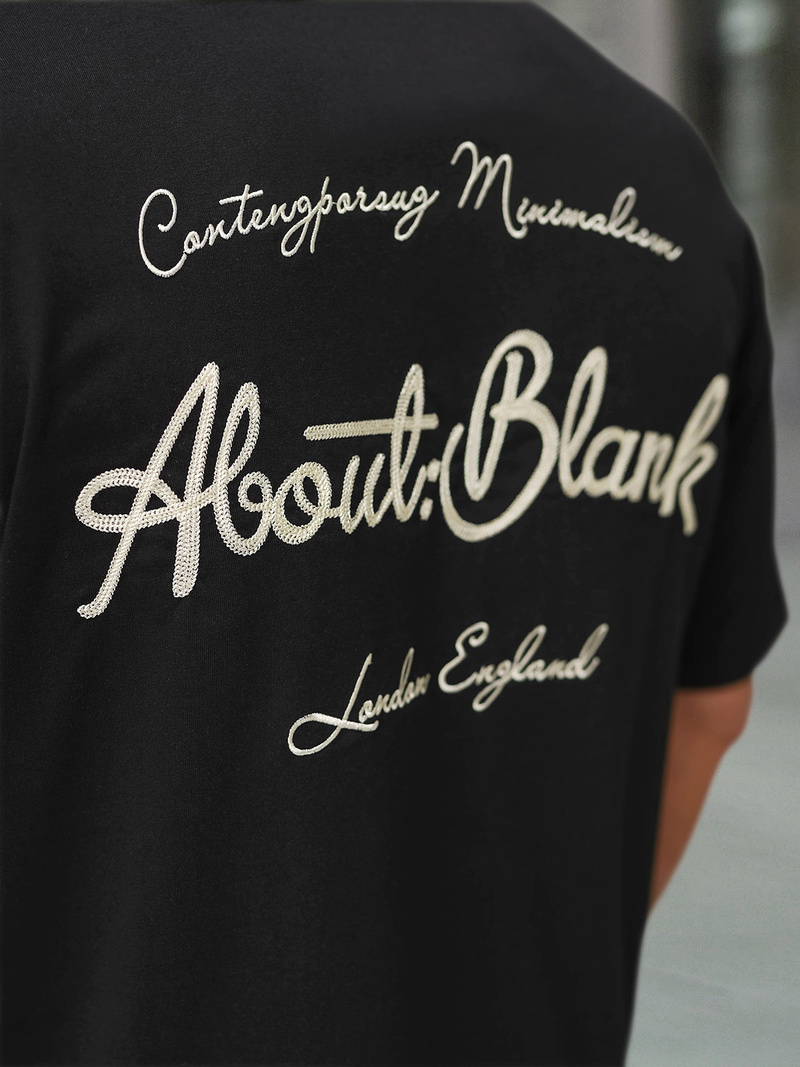 Muška Majica Crna OZONEE O/QQ1195