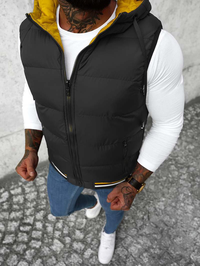 Muški Dvostrana Prsluk Crna OZONEE N/7127